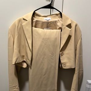 We Wore What Cropped Blazer Set